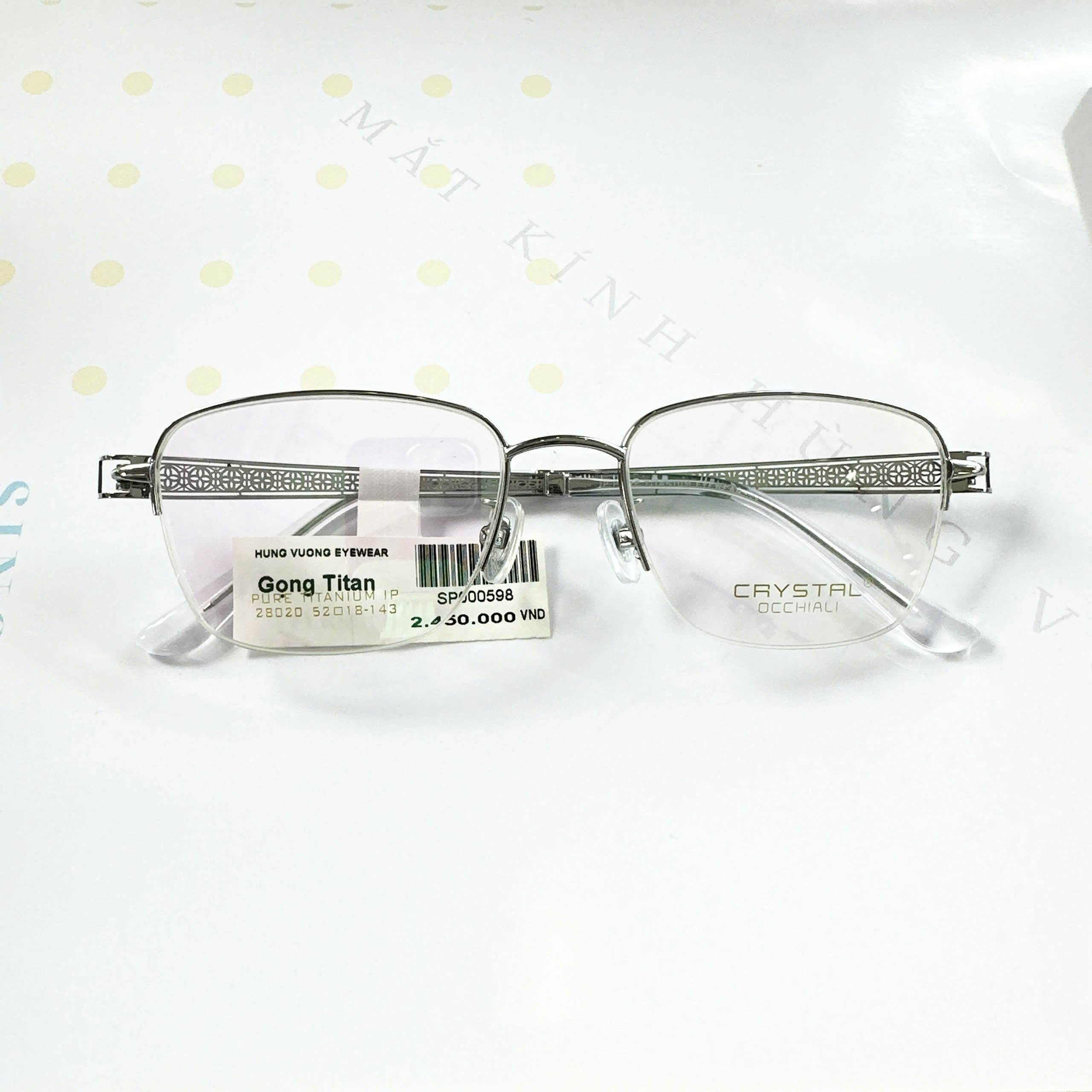 Gọng Titan Crystal Occhiali 28020 C3