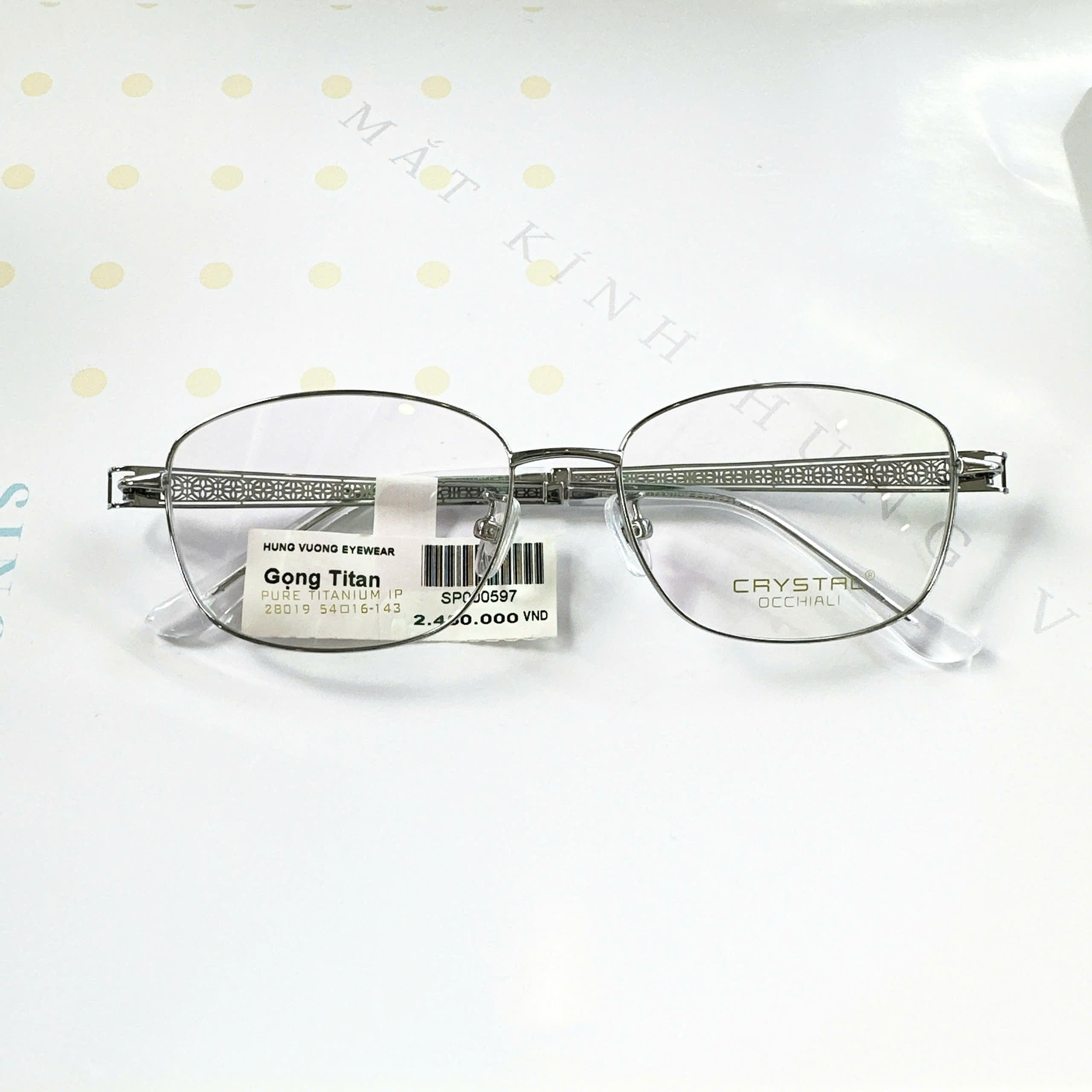 Gọng Titan Crystal Occhiali 28019 C3