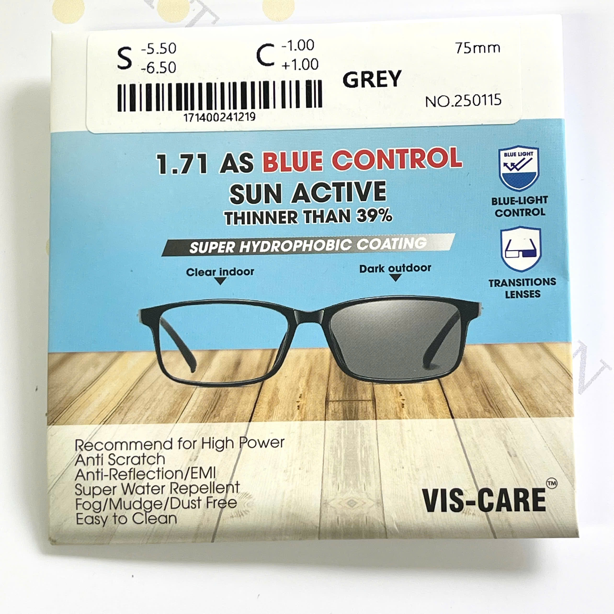 Tròng đổi màu Asx Vis-care 1.71