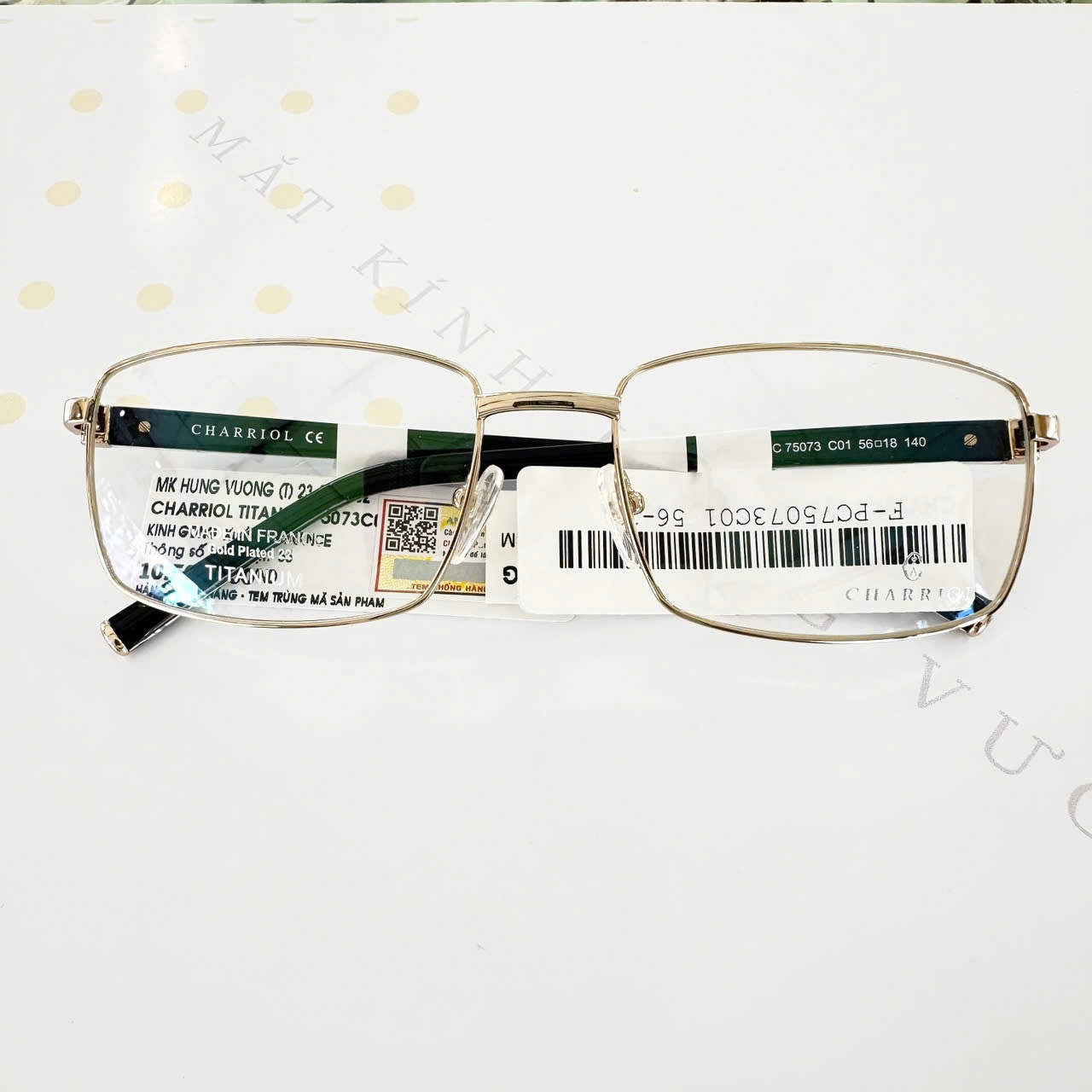 Gọng charriol PC75073 C01