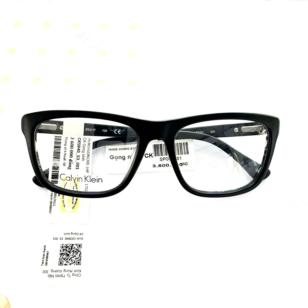 Gọng Calvin Klein CK5840 001